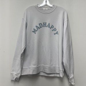 MADHAPPY Crewneck Pastel Logo Sweatshirt - Unisex Size Medium